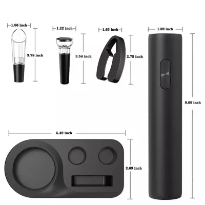 Набір для вина BAR 5в1 Black (H051397)