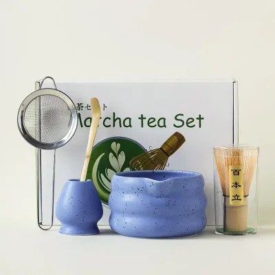 Набор для приготовления чая матча No Brand Matcha SD5458 Blue 7 предметов 13273-85687