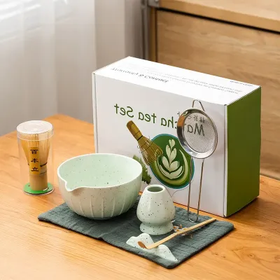 Набор для приготовления чая матча No Brand Matcha 3125 Mint Green 7 предметов 13275-85683 Набор для приготовления чая матча No Brand Matcha 3125 Mint Green 7 предметов 13275-85683