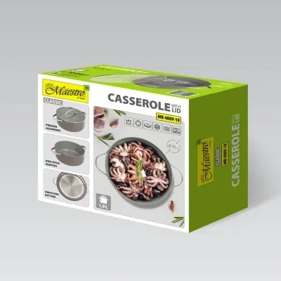 Кастрюля Maestro MR-4009-18 18 см 1,9 л Серый (102398205) Кастрюля Maestro MR-4009-18 18 см 1,9 л Серый (102398205)