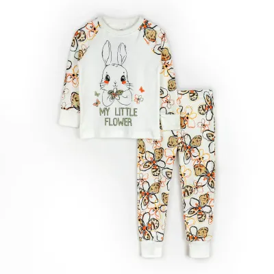 Пижама Dexter’s для девочек my little flower 110 см Разноцветный