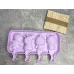 Форма силиконовая для мороженного и конфет Stenson 4417 с силиконовой крышкой 21х13 см  Фиолетовый (17255)