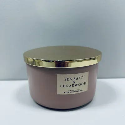 Ароматична свічка Pepco Sea Salt & Cedarwood Home Premium Edition 1 кг 13.6x8.1 см Бежевий (3016696)