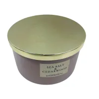 Ароматическая свеча Pepco Sea Salt & Cedarwood Home Premium Edition 1 кг 13.6x8.1 см Бежевый (3016696)