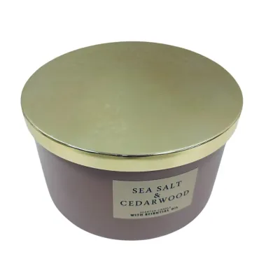 Ароматическая свеча Pepco Sea Salt & Cedarwood Home Premium Edition 1 кг 13.6x8.1 см Бежевый (3016696)