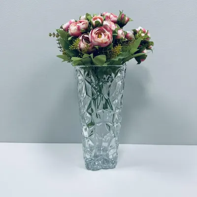 Ваза стеклянная Uniglass 8557 23,5 см (23455)