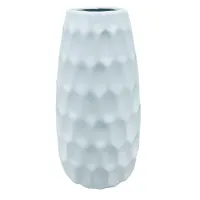 Ваза керамічна Stenson R94035 Amelia 21,5х10,5 см Білий (23470) Ваза керамічна Stenson R94035 Amelia 21,5х10,5 см Білий (23470)