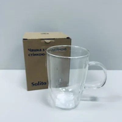 Чашка S&T 201-13 Solito 370 мл Прозорий (23473) Чашка S&T 201-13 Solito 370 мл Прозорий (23473)