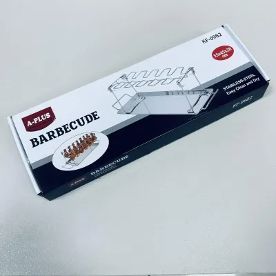 Подставка для приготовления куриных ножек A-Plus KF-0982 43,5х14,5 см Серебристый (23502)
