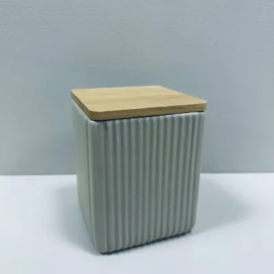Банка керамическая BonaDi 304-018 Scandi Beige 900 мл Серый (23522) Банка керамическая BonaDi 304-018 Scandi Beige 900 мл Серый (23522)