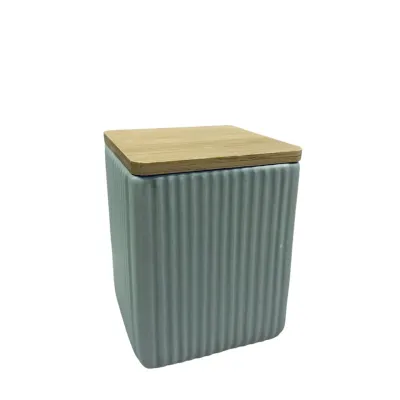 Банка керамическая BonaDi 304-018 Scandi Beige 900 мл Серый (23522)