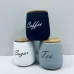 Набір керамічних банок з бамбуковими кришками BonaDi 304-034 Sugar/Tea/Coffee 3 шт 11,5х11,5х13 см 1 л Різнокольоровий (23523) Набір керамічних банок з бамбуковими кришками BonaDi 304-034 Sugar/Tea/Coffee 3 шт 11,5х11,5х13 см 1 л Різнокольоровий (23523)