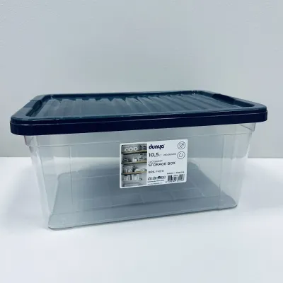 Контейнер Dunya Plastik 33114 36x25x16.6 см 10.5 л Темно-синій (23527) Контейнер Dunya Plastik 33114 36x25x16.6 см 10.5 л Темно-синій (23527)
