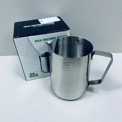 Молочник из нержавеющей стали Stenson R92698-1,0 без крышки с мерной шкалой 1 л Стальной (23537) Молочник из нержавеющей стали Stenson R92698-1,0 без крышки с мерной шкалой 1 л Стальной (23537)