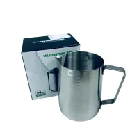 Молочник з нержавіючої сталі Stenson R92698-1,0 без кришки з мірною шкалою 1 л Сталевий (23537) Молочник з нержавіючої сталі Stenson R92698-1,0 без кришки з мірною шкалою 1 л Сталевий (23537)