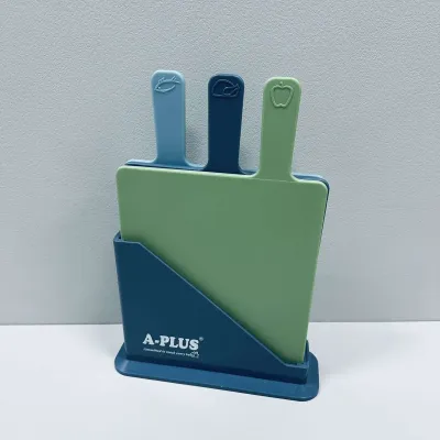 Набір дощок A-PLUS 1008 KF 4 шт 23.5х20х0.5 см Різнобарвний (23542)