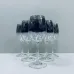 Набір келихів для вина Luminarc Delice Mist J9397/4 360 мл 6 шт Чорно-прозорий (23552) Набір келихів для вина Luminarc Delice Mist J9397/4 360 мл 6 шт Чорно-прозорий (23552)