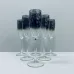 Набір келихів для шампанського Luminarc Delice Mist J9399/4 160 мл 6 шт Чорно-прозорий (23553) Набір келихів для шампанського Luminarc Delice Mist J9399/4 160 мл 6 шт Чорно-прозорий (23553)