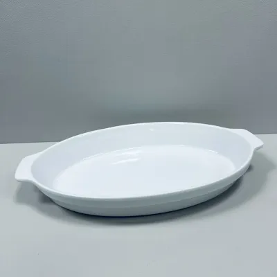 Форма для запекания керамическая Maestro MR-11742-42 46,4х27,5х6 см Белый (23557) Форма для запекания керамическая Maestro MR-11742-42 46,4х27,5х6 см Белый (23557)