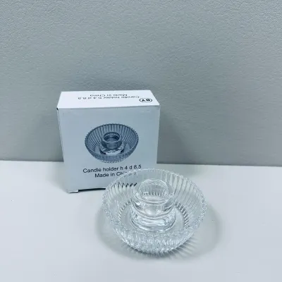 Подсвечник OLens 8030-371 Свинг 8.5x4 см Прозрачный (23562)