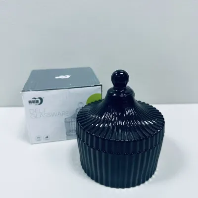 Сахарница с крышкой OLens O102-030 Купол 10.5х12 см Черный (23572)