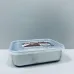 Лоток з нержавної сталі з кришкою A-Plus 2210 700 мл 16,6х12,8х3,5 см Сталевий (23581)