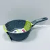 Ківш алюмінієвий Kamille Granite KM-4283GR з гранітним покриттям 1,65 л 18 см Темно-синій (23596)