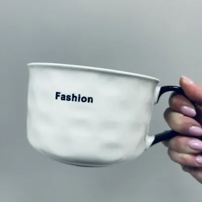 Чашка A-PLUS 3355 Fashion 800 мл Білий (23600) Чашка A-PLUS 3355 Fashion 800 мл Білий (23600)