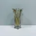 Ваза скляна Uniglass 8604 25 см Жовтий (23607)