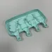 Форма силиконовая для мороженого и конфет Stenson 4417 с силиконовой крышкой 21х13 см Бирюзовый (23626)
