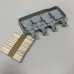 Форма силиконовая для мороженого и конфет Stenson 4418 с силиконовой крышкой 22х12,5х2,5 см Серый (23629)