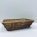 Кошик для хліба/фруктів A-Plus 2470 прямокутний 24,5х17,5х6 см Коричневий (23674)
