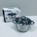 Кастрюля из нержавеющей стали со стеклянной крышкой A-Plus 2164 1,4 л Стальной (23680)