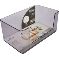 Органайзер AL-PLASTIK для дрібниць LV-210 24.5х14.5х11 см Сірий (23716)