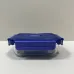 Емкость для еды стеклянная с пластиковой крышкой Luminarc Click Clack X0087 650 мл Синий (23738)