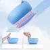 Глубокая тарелка для первых блюд на присоске и силиконовая ложечка 2Life Y9 2 предмета Голубой (v-12840)