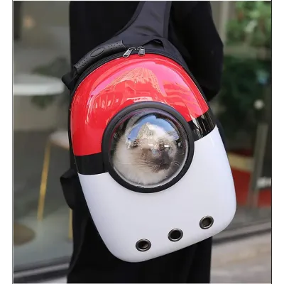 Рюкзак для перенесення домашніх тварин CosmoPet CP-87 з ілюмінатором 42х31х20 см Різнокольоровий (3_06372)