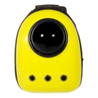 Рюкзак для перенесення домашніх тварин CosmoPet CP-87 з ілюмінатором 42х31х20 см Жовтий (3_06378)