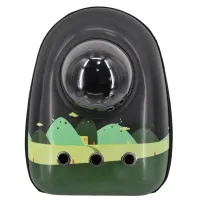 Рюкзак для перенесення домашніх тварин CosmoPet CP-87 з ілюмінатором 42х31х20 см Різнокольоровий (3_06382)