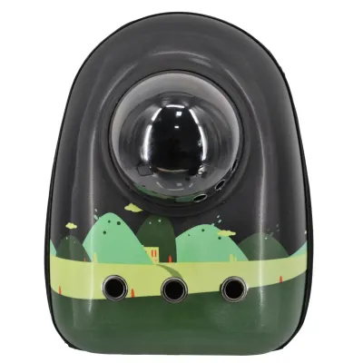 Рюкзак для перенесення домашніх тварин CosmoPet CP-87 з ілюмінатором 42х31х20 см Різнокольоровий (3_06382)