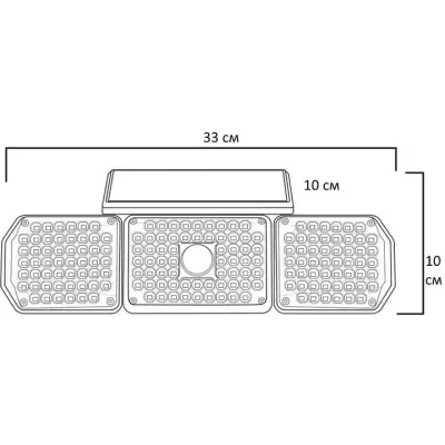 LED светильник Urbankit 360 IP65 4000K 3 режима Черный (KY17P)