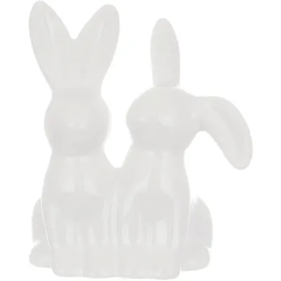 Інтер'єрна фігурка Bona Rabbits 11x13 см Різнобарвний (261757)