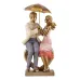 Интерьерная фигурка Sabefet Love under an umbrella 34x14 см Золотистый (261806)