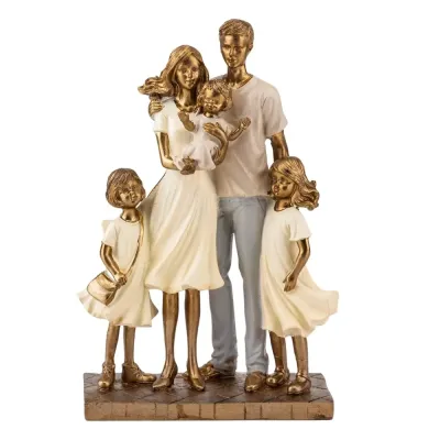 Интерьерная фигурка Sabefet Family Hormonia 25x16 см Золотистый (261810) Интерьерная фигурка Sabefet Family Hormonia 25x16 см Золотистый (261810)