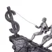 Интерьерная фигурка Sabefet Battle for success 26x19 см Серебристый (261812)