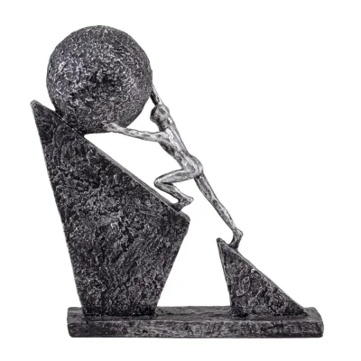 Интерьерная фигурка Sabefet The Path to Success 21x20 см Серебристый (261813)
