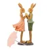 Интерьерная фигурка Sabefet Rabbits under an umbrella 24x12 см Желтый (261817)