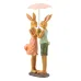 Интерьерная фигурка Sabefet Rabbits under an umbrella 24x12 см Желтый (261817)