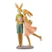 Интерьерная фигурка Sabefet Rabbits' Date 21x12 см Желтый (261818)