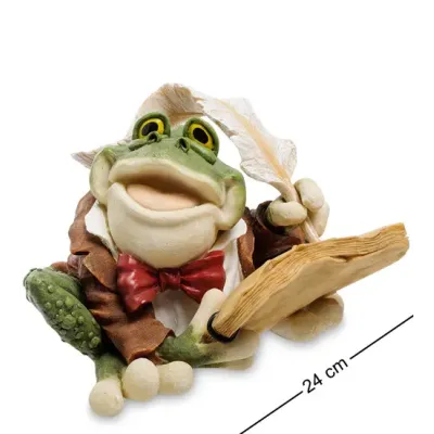 Интерьерная статуэтка Sealmark Frog with a letter 24x24 см Зеленый (261843)